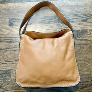 Michael Kors Acorn Brown Leather Hobo Handbag